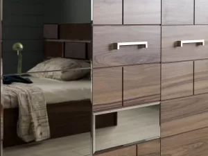 wall ceviz genç odası takımı – detay görünüm