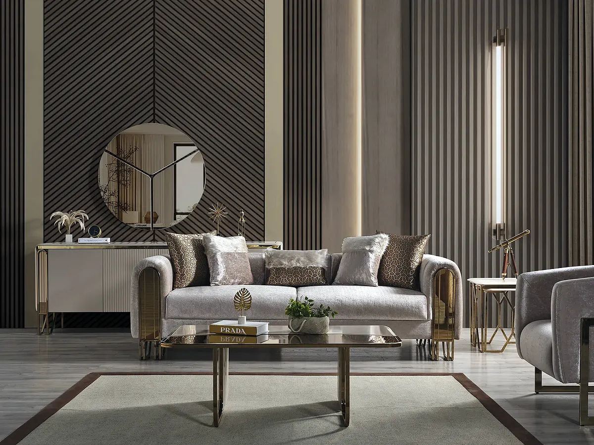 Solo Gold Koltuk Takımı solo gold koltuk takımı – detay görünüm