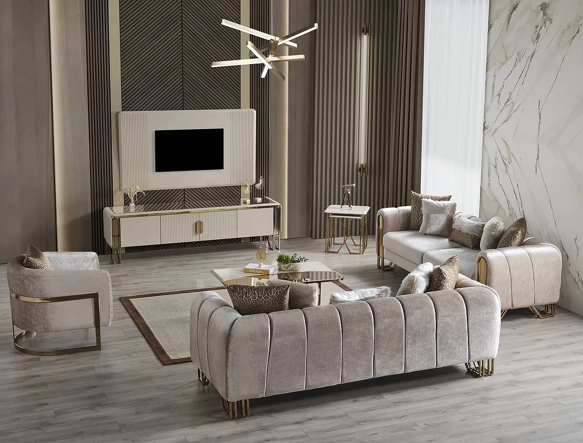 Solo Gold Koltuk Takımı solo gold koltuk takımı – detay görünüm