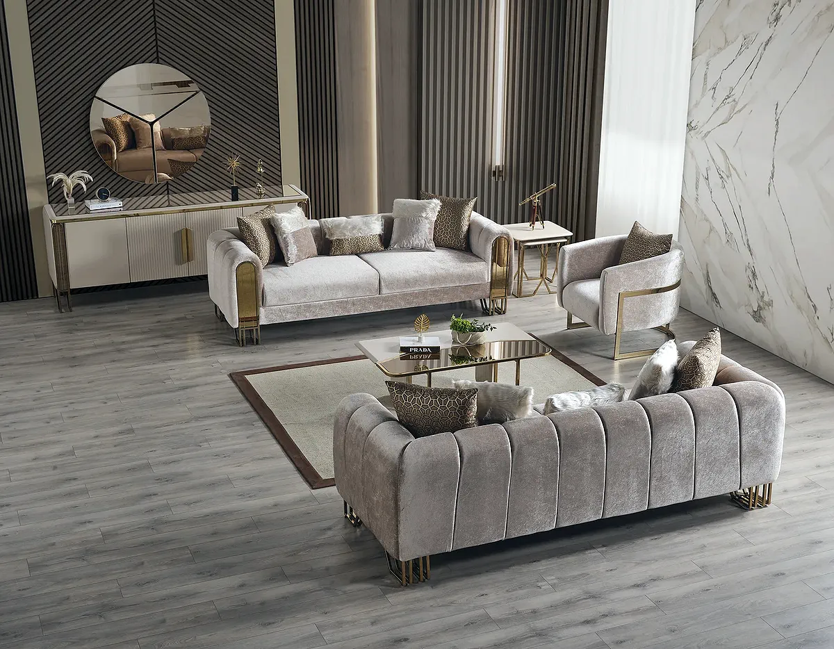 Solo Gold Koltuk Takımı solo gold koltuk takımı – detay görünüm