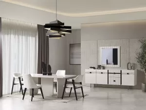 akra yemek odası takımı – genel görünüm