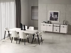 akra yemek odası takımı – detay görünüm