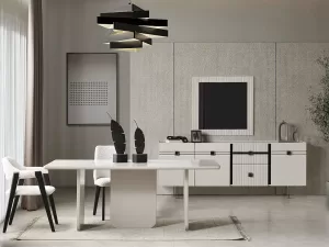 akra yemek odası takımı – detay görünüm